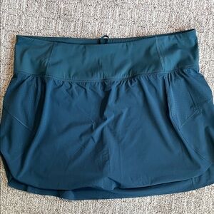 Athleta Women's Teal Run With It Skort sz 2X